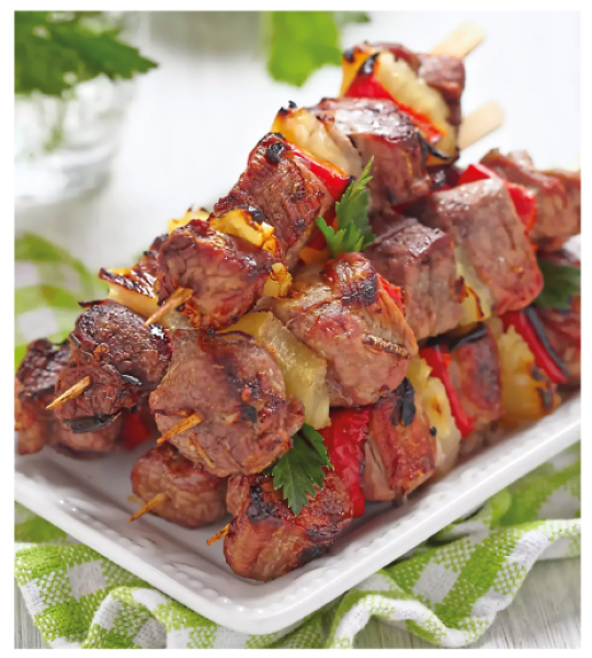 BROCHETTES DE BOEUF
