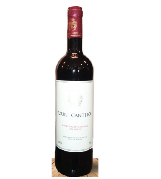 CARTON DE 06 TOUR CANTELOU ROUGE/BLANC