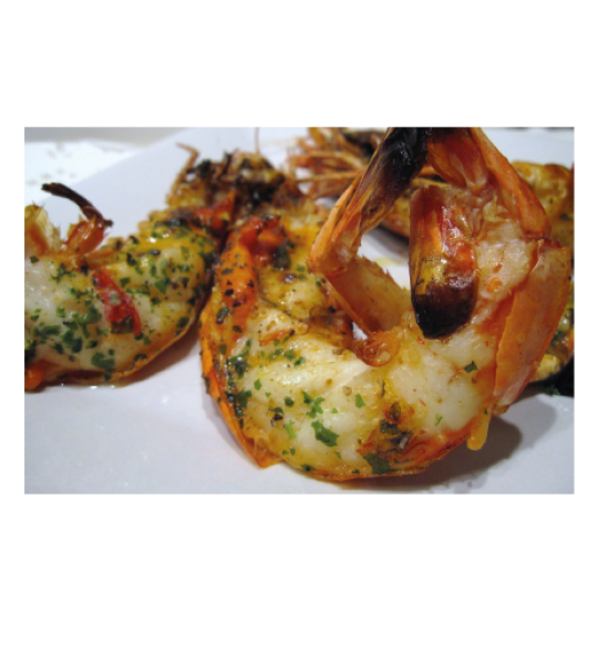 PORTION DE GAMBAS GRILLÉES