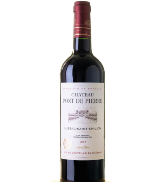 CHÃTEAU PONT DE PIERRE LUSAAC SAINTEMILION 75 CL