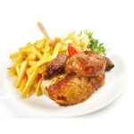 1/4 DE POULET BRAISE