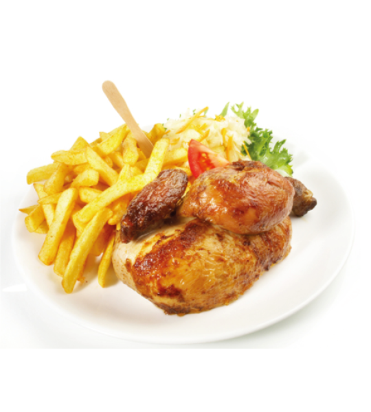 1/4 DE POULET BRAISE