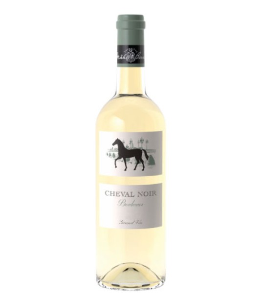 CHEVAL NOIR BORDEAUX BLANC 75CL