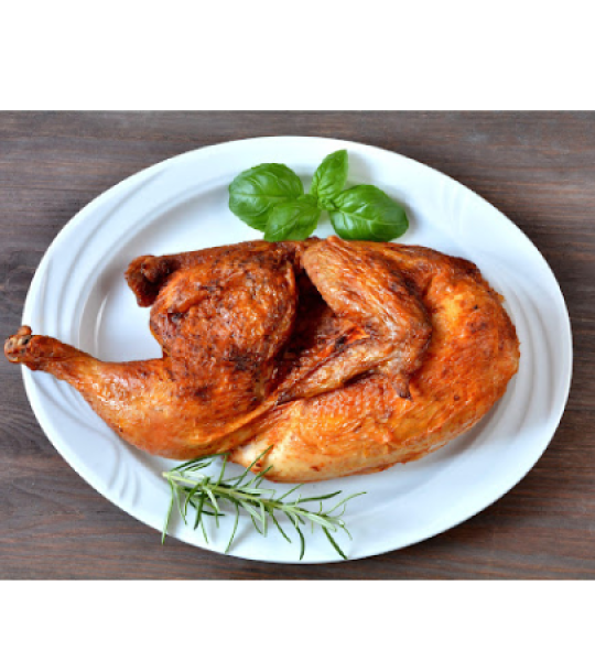 DEMI POULET BRAISE