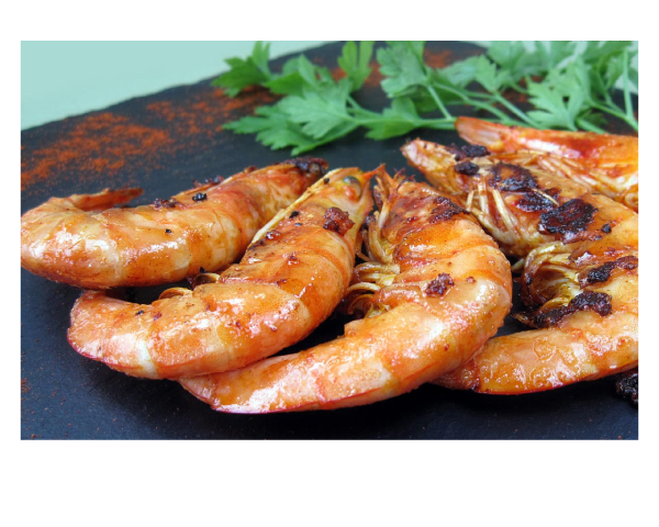 PORTION DE GAMBAS GRILLES