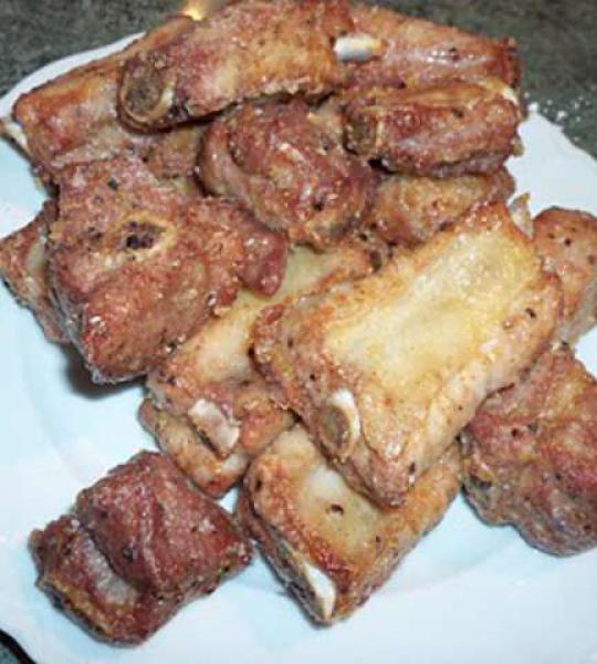 TRAVERS DE PORC BRAISE